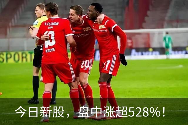 今日新股，盘中涨超528%！