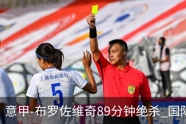 意甲-布罗佐维奇89分钟绝杀 国际米兰夺主场3连胜