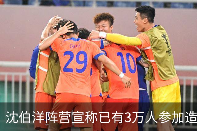 沈伯洋阵营宣称已有3万人参加造势，亲民党发言人高喊“橘子绿了”